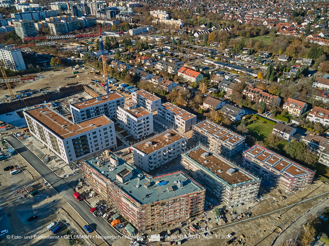 13.11.2020 - Piederstorfer Gelände und Alexisqaurtier am Karl-Marx-Ring in Neuperlach